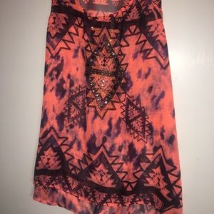 Silk Tie-Dye Tank